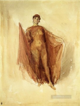 Bailarina James Abbott McNeill Whistler Pinturas al óleo